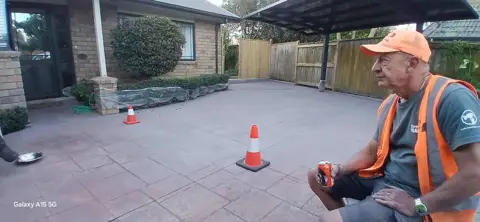 Stamped concrete in Palmerston North, photo 1